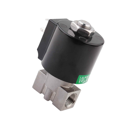 8.7AAS020B Poortgrootte 1/2 3/8 Pneumatische magnetoventil roestvrij staal 304 Karosserie materiaal Openinggrootte 2 mm