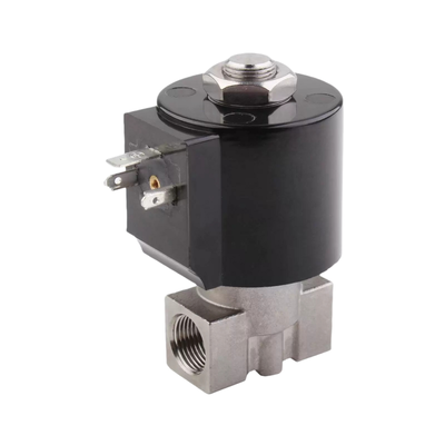8.7AAS030B 3mm Oorifice Grootte Solenoïde Valve 2 Way NC Port Grootte 3/8 1/4 3/8 Roestvrij staal 304 carrosserie materiaal
