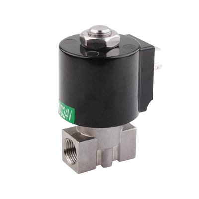 8.7AAS030B 3mm Oorifice Grootte Solenoïde Valve 2 Way NC Port Grootte 3/8 1/4 3/8 Roestvrij staal 304 carrosserie materiaal