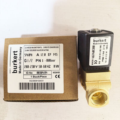 G3 8 Poortverbinding Burkert Solenoïde Valve Duurzame constructie geschikt voor lange termijn in industriële automatiseringssystemen