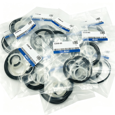 ISO 15552 Standard Pneumatic Actuator Overhaul Kit with NBR Seals for 32mm to 160mm Bore Sizes