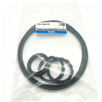 SMC Pneumatische Cilinder Service Kit CS1-200A-PS / CS2-200A-PS Nauwkeurig Afgemeten Afdichtingscomponenten Verhelpen Luchtlekkage van Stang en Zuiger voor Onderhoud aan Cilinders met Stalen Buis