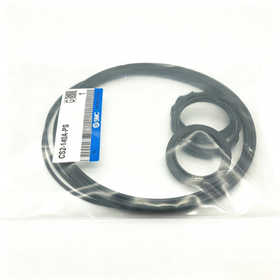 SMC Pneumatische Cilinder Service Kit CS1-200A-PS / CS2-200A-PS Nauwkeurig Afgemeten Afdichtingscomponenten Verhelpen Luchtlekkage van Stang en Zuiger voor Onderhoud aan Cilinders met Stalen Buis