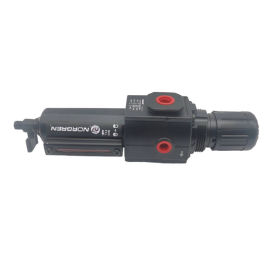 1. NORGREN B73G‐4GK‐AP3‐RMN B73G‐4GK‐QP1‐RMG Excelon Filter‐Regulator G1/2 Auto­manuele afvoerbeveiligde polycarbonaatkom 5μm 40μm Push-Lock Knob Met/Zonder Gauge