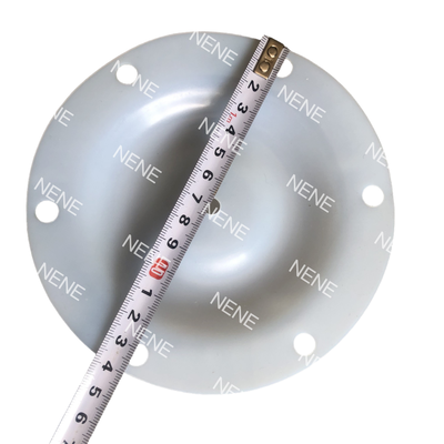 QBY80 QBY100 Diafragma 450 mm Buitendeurs 8 gaten Witte grote stroming membraan Voor corrosieve vloeistof pomp