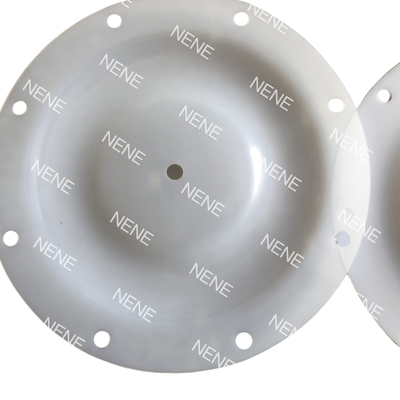 QBY80 QBY100 Diafragma 450 mm Buitendeurs 8 gaten Witte grote stroming membraan Voor corrosieve vloeistof pomp