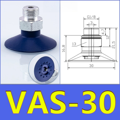 FESTO VAS30 Pneumatische Zuignap 30Mm Diameter Multi Kleur Siliconen Nitril Rubber Slijtvast Voor Robot Materiaaloverdracht