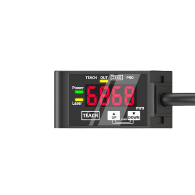 HG-C1400 Laser Displacement Sensor 400Mm Referentie Afstand ±200Mm Meetbereik 800Um Herhaalbaarheid IP67 12-24V DC NPN PNP 0-5V 4-20Ma Analoge Uitgang