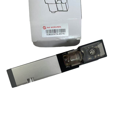 NAMUR Montage van magnetoventiel IMI NORGREN VCB22C517A-AE219J G1/4 AC220V 5/2 Eenvoudige pneumatische richtingscontroleventiel voor actuator