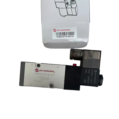 NAMUR Montage van magnetoventiel IMI NORGREN VCB22C517A-AE219J G1/4 AC220V 5/2 Eenvoudige pneumatische richtingscontroleventiel voor actuator