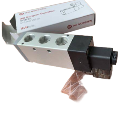 3350 L/min Hoge stroom NORGREN VCB22D517A-AD213L Solenoïde klep G1/2 24VDC 5/2 Veer terug Pneumatische spoelklep IP65 Aluminium lichaam
