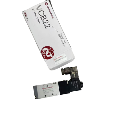 M5 Mini Port Solenoïde Valve IMI Norgren VCB22A517D-C5213A 24VDC 5/2 Pneumatische richtingventiel voor precisie-elektronica Compacte grootte met LED-indicator