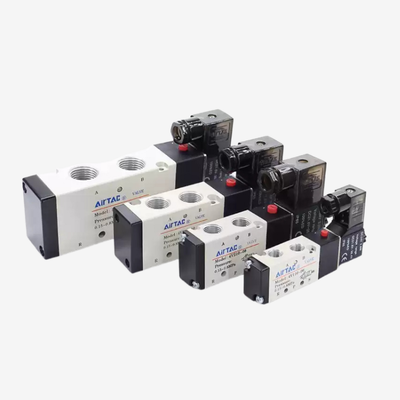 Airtac AC220V DC24V Solenoïde Spoel Aparte Vervangende Spoel Voor 4V Serie Pneumatische Solenoïde Klep F Klasse Isolatie Din Connector Brede Spannings Tolerantie