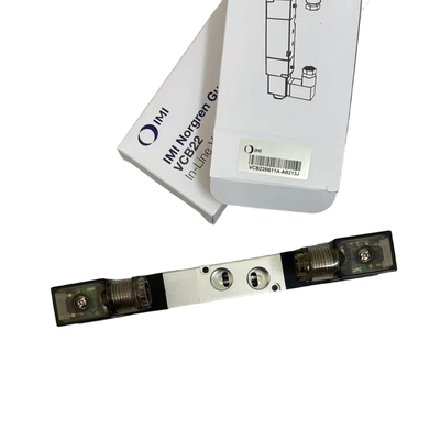 5/3 gesloten middenspoel magneetventiel NORGREN VCB22B611A-AB213J G1/4 24VDC Dubbel magneetventiel positioneringsventiel voor zwevende klemming 5 poorten 3 posities