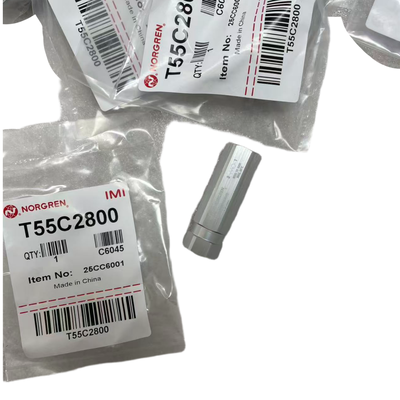 Compact Pneumatische Klep T55C2800 IMI Norgren G1/4 BSPP Schroefdraad Lichtgewicht Terugslagklep Voor Robot Pneumatisch Circuit