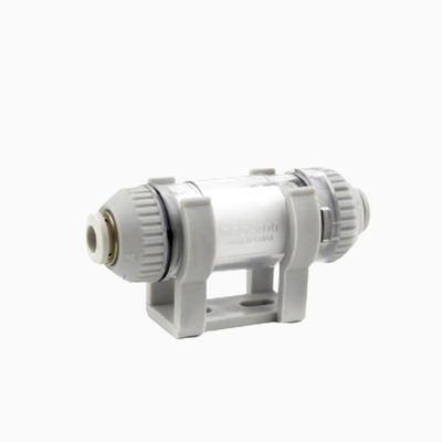 SMC ZFC100-04B ZFC Serie In-line Luchtzuigfilter 10µm Filtratie Voor 4MM Slang Anti-rotatie Vergrendelingsbeugel Montage Voorkom Contaminatie Schade Aan Vacuüm Uitwerper Pneumatisch Circuit