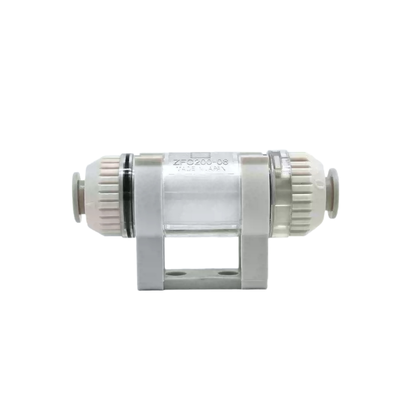 SMC ZFC100-04 ZFC Serie Compact Inline Luchtzuigfilter 10µm Filtratie Vervangbaar Filterelement One Touch Fitting Beschermt Vacuümgenerator En Pneumatische Automatiseringscircuit