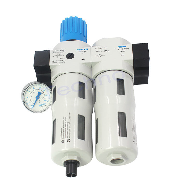 FRC-1/2-D-7-MAXI-A Pneumatische filterregulator smeermiddel 3W met draad
