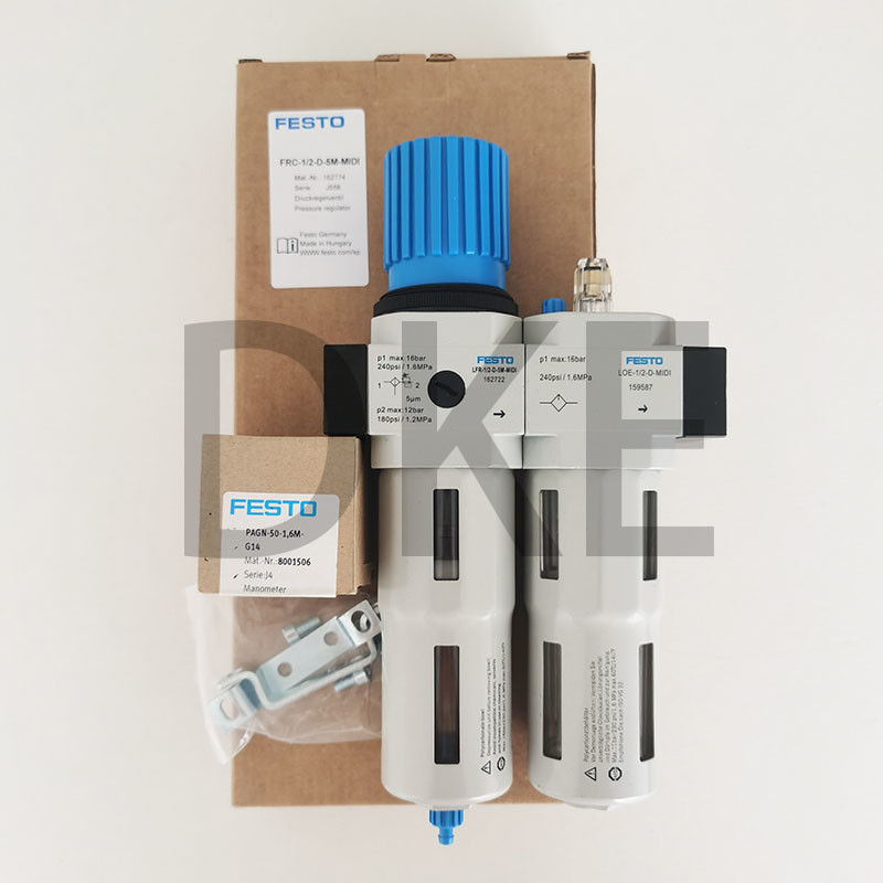 Festo Frc-D-5m-Midi-A luchtfilterregulator 5 μM automatisch