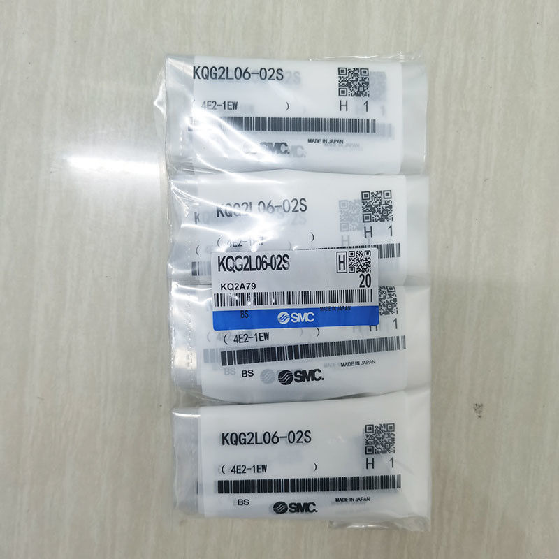 SMC KQG2L06-02S Fitting Male Elbow voor 6mm Tube,1/8R PORT