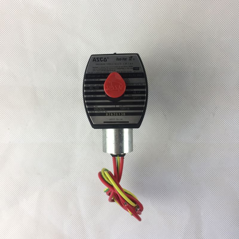ASCO 8262G138 Algemene service 1/4" Normaal geopend 2/2 weg enkelvoudig magnetoventil