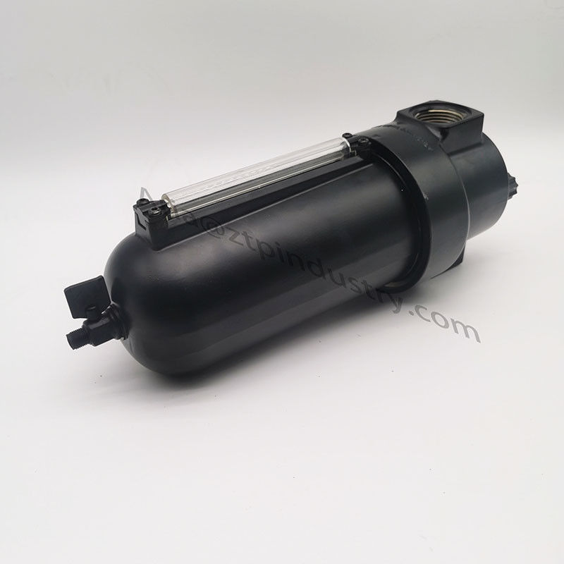 L17-600-MP9G, micro-nevel smeermiddel, 3/4" NPT-poorten, metalen kom, met afvoer
