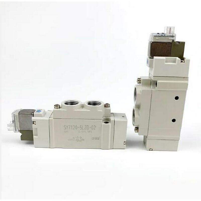 SMC SY7120-5LZD-C6 Solenoïde klep 2 positie enkelvoudig One-Touch Fitting Port Grootte ø6 DC24V