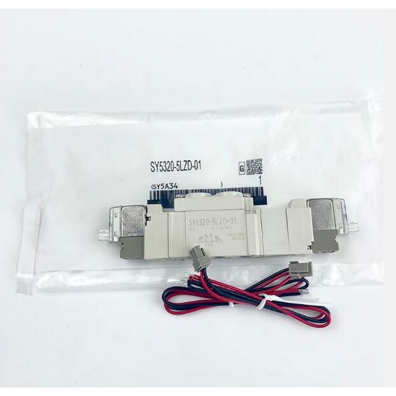 SMC SY5320-6LZD-C4 Pneumatische magnetoventil DC12V 3 positie gesloten midden One-Touch Fitting Port