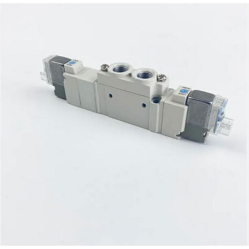 SMC SY5320-6LZD-C8 DC12V magnetoventil met één aanraking, 3 posities gesloten middenpoortgrootte ø8