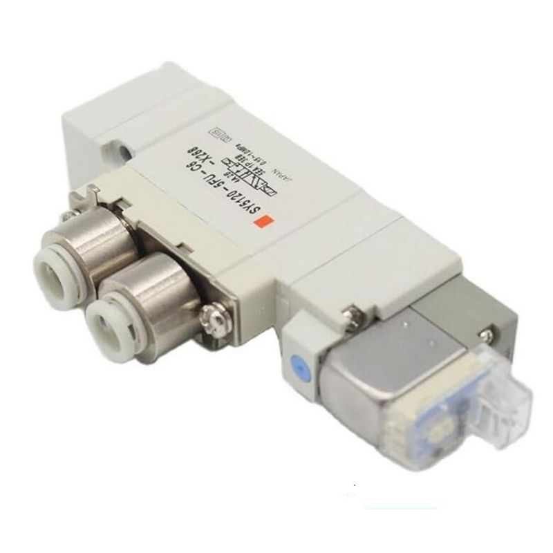 SMC Solenoïde Valve SY5220-6LZD-C8 2 Position Double One-Touch Fitting Port Grootte ø8 DC12V