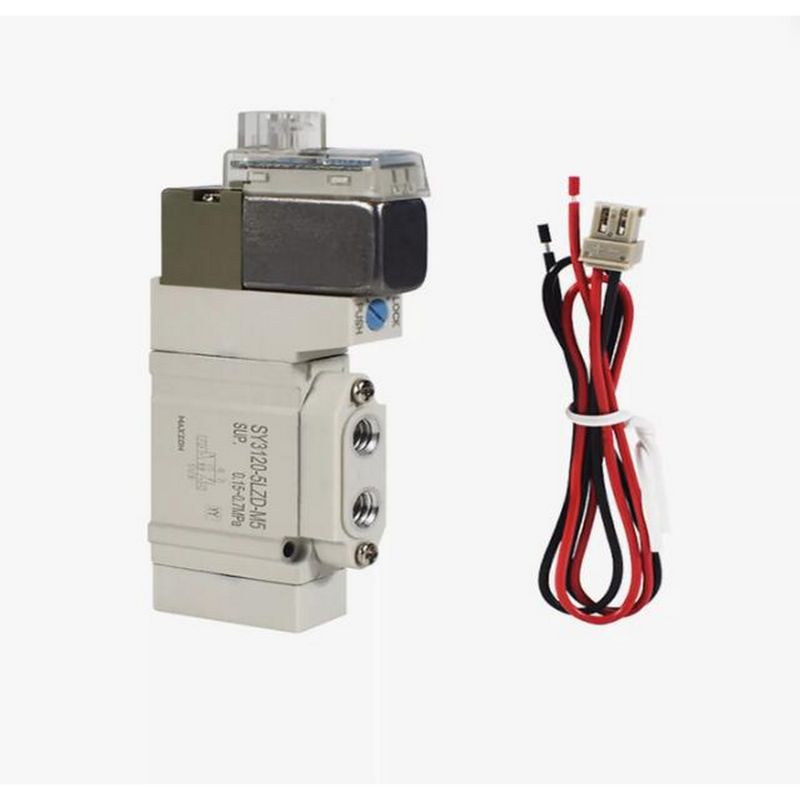 SMC-solenoïde klep SY5220-5LZD-C8 2 Positie Dubbele één-aanraak-koppeling Port Grootte ø8 DC24V
