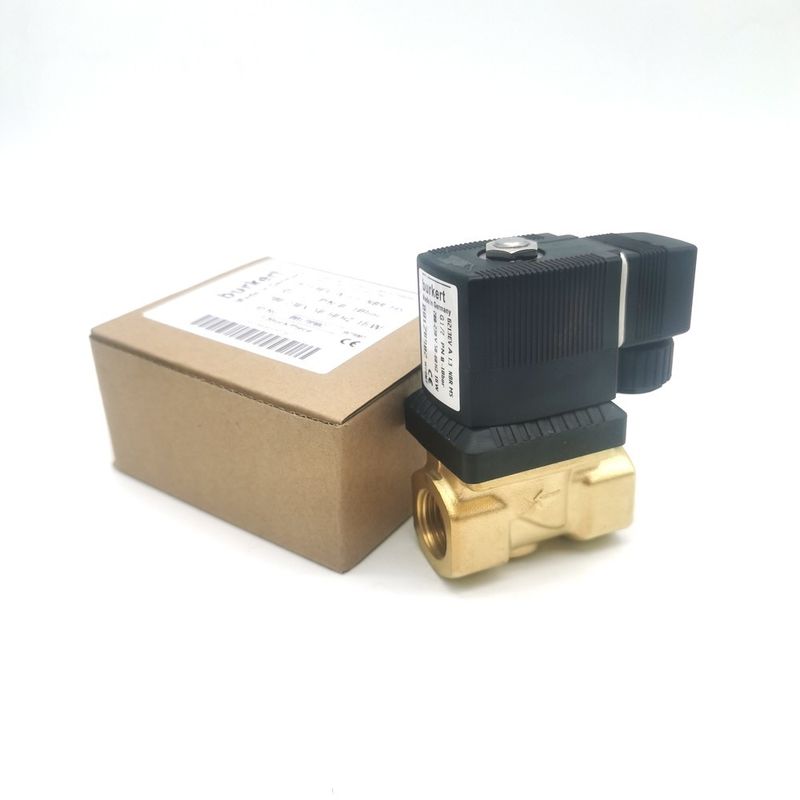 AC220V 00126219 Solenoïde klep Burkert AC220V 6014 C Normaal gesloten G1/8 1.5 Stroomgat 8W Roestvrij staal klepkorps 0~16bar