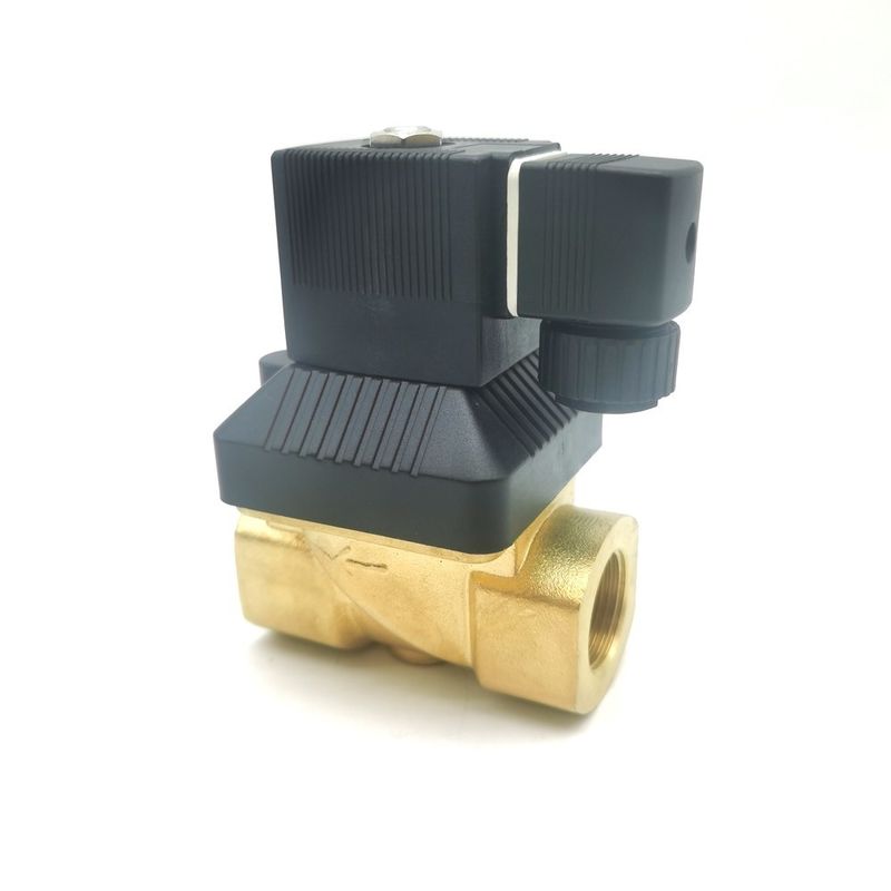 Burkert elektromagnetische klep 00125367 6014 C Direct werkende onderplaatverbinding Normaal gesloten 2.0-stroomgat DC24V 8W Messing klepkorps 0~10bar