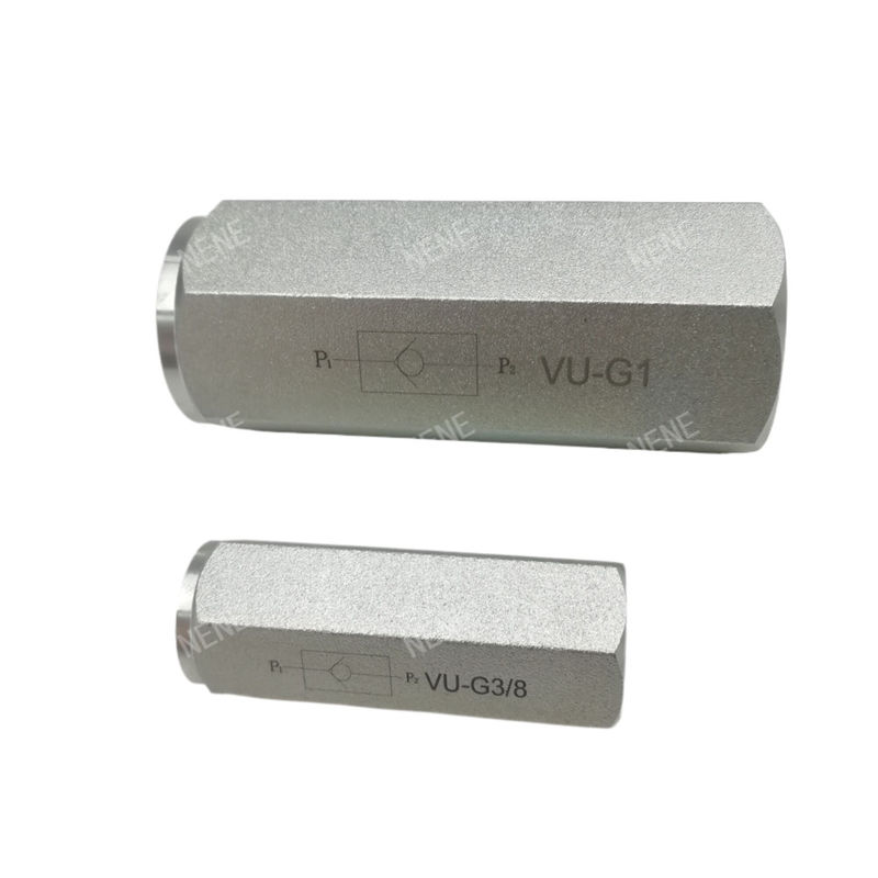 Tubetype Hydraulische klep VU-G3/8 Grote doorsnede gegraven eenrichtingsklep Fabrikant Bron Directe verkoop