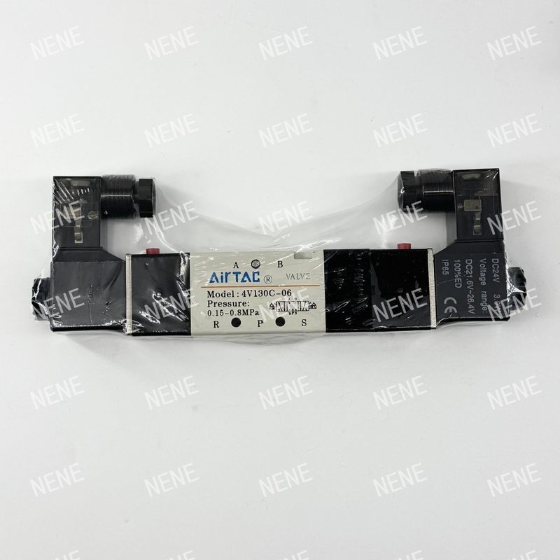 Elektronenmagnetische klep 4V130P-06 AIRTAC voor nauwkeurige luchtcontrole in drukbereik van 0,15 tot 0,8 MPa