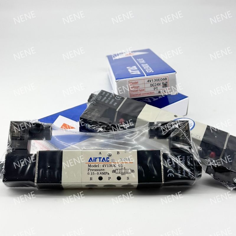 AIRTAC 4V230C-06 Aluminium legering carrosserie materiaal Elektromagnetische klep 24VDC 220V Voor hogedruktoepassingen
