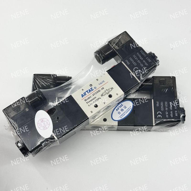 Solenoïde klep 4V330C-08 AIRTAC Voor lucht 0,15 tot 0,8 MPa 21 tot 114 Psi Fluid Air