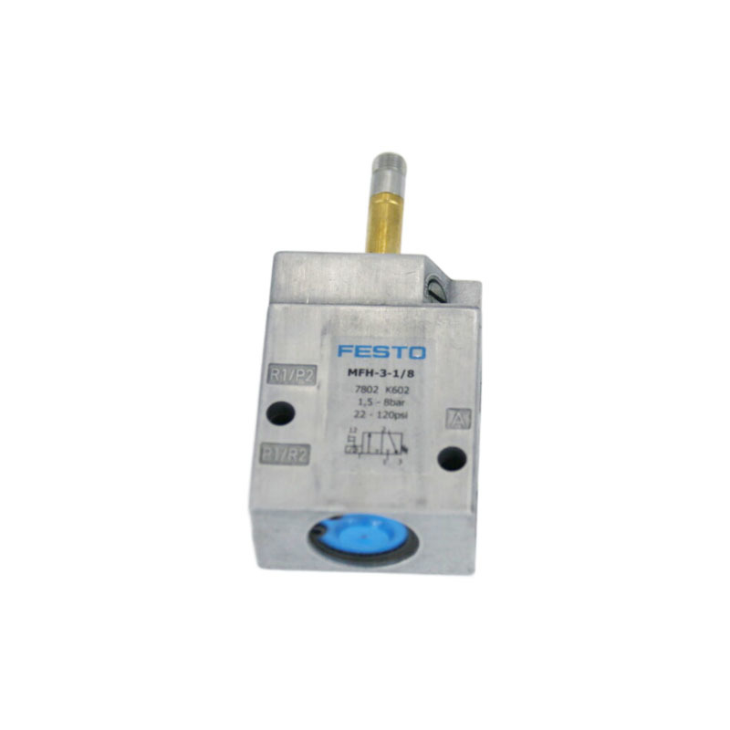 Festo MFH-3-1/8 7802 Valve, Tiger Classic, 3/2 gesloten mech spr, G 1/8 vrouwelijk, 1,5-8 bar