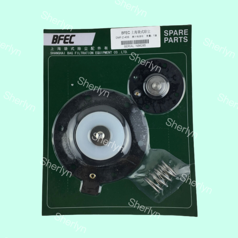 DMF-Z-40S BFEC-zak met diafragma DMF-Z-40S 1,5 inch Elektromagnetische puls klep diafragma reparatie kit