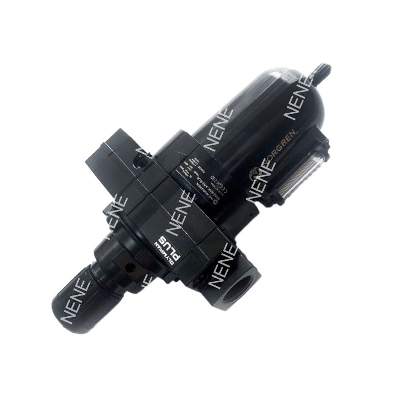 Norgren Filter Regelaar Model B68G-8GK-MR3-RLN G1 Poort 40µm 0,4-8 Bar Handmatig Geen Manometer Perslucht Pneumatische Lucht Smerer