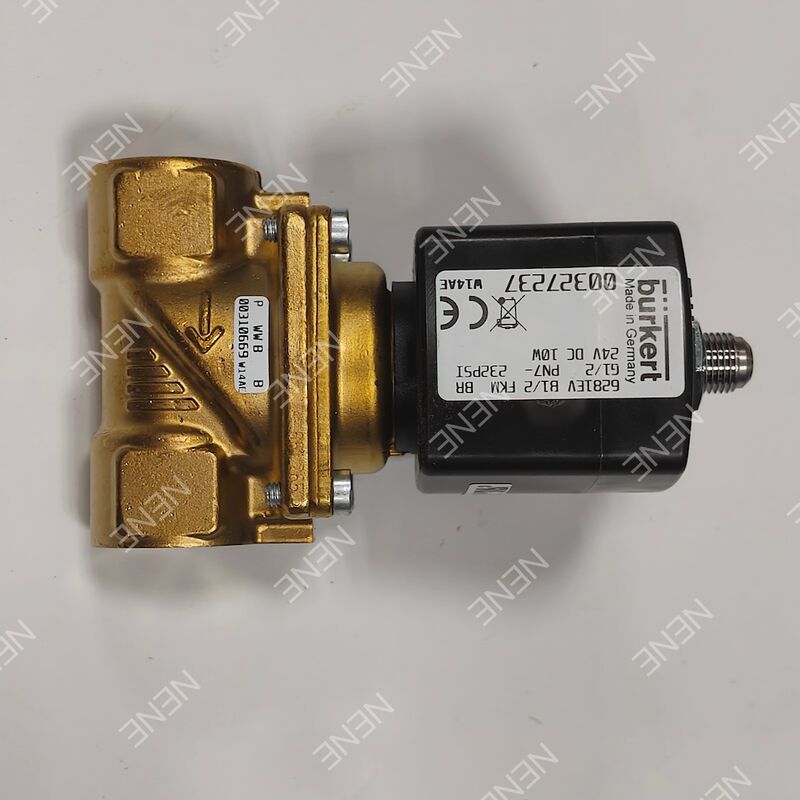 AC24V Hoogtemperatuur FKM Afdichting Solenoïde Valve BURKERT Type 6281 00221878 G3/4 2/2 NC Messing Lichaam 20.0 Opening 8W 0.2-16bar 0~+120°C