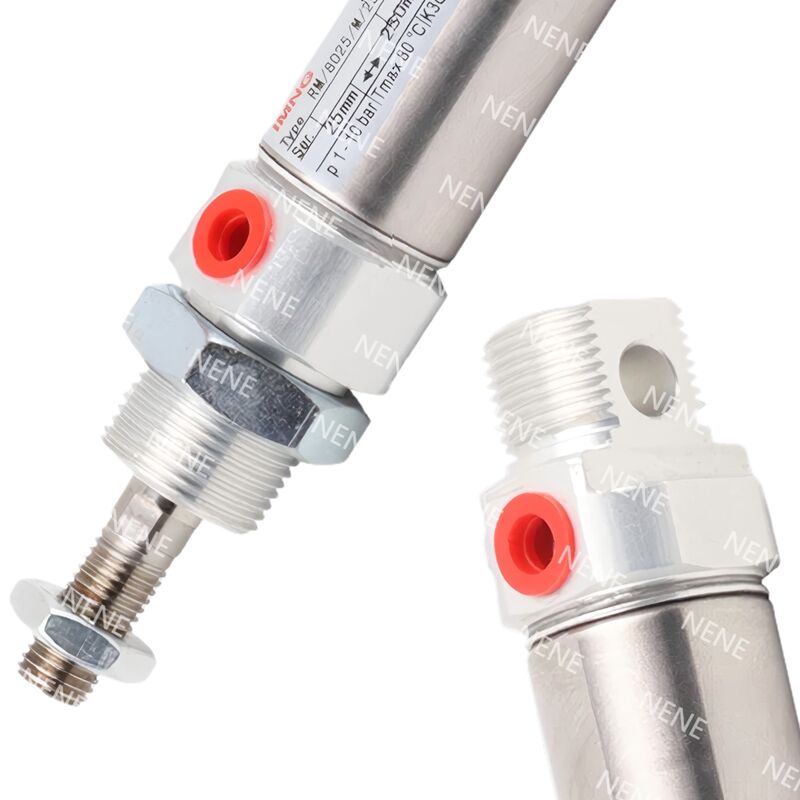 Magnetische zuiger RM/28010/M/20 Ø10mm 20mm Slag NORGREN Compact Cilinder ISO 6432 Positie Detectie Klaar