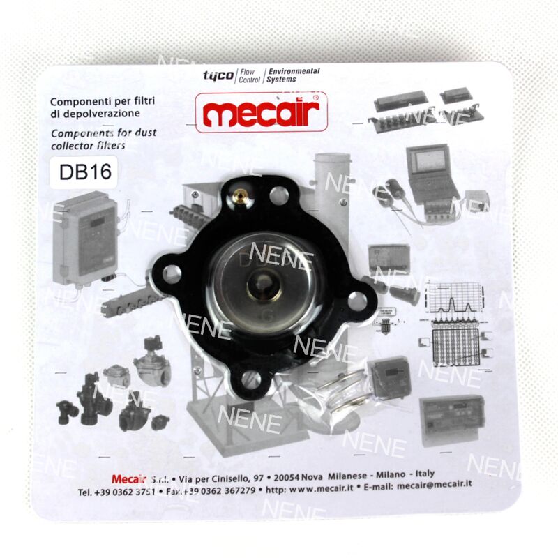 3/4 Inch DB16 Membraan voor Mecair Puls Klep VNP206 VNP306 VNP306 VEM306