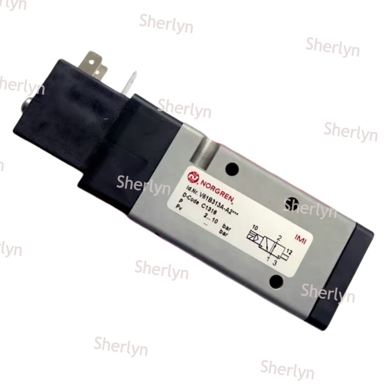 NORGREN V61B313A-A212J Pilot bediende elektrische klep Twee positie Drie richting GEEN enkelvoudige elektronische besturing