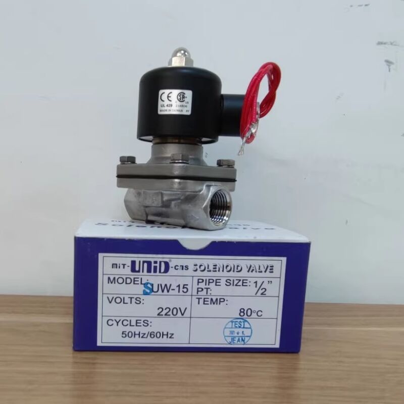 UNID SUW-50 Stoomklep, Waterklep, Pneumatische Klep, Solenoïdeklep 2 Inch DN50
