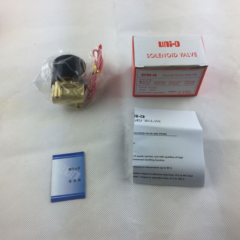 Investering Gegote Messing pilot diafragma magnetoventil met speciale koperdraad spoel H ontworpen voor en vloeistof controle