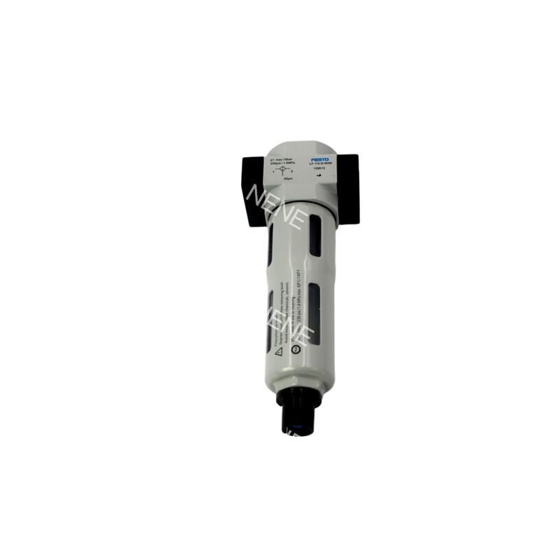 Pneumatische luchtleidingfilter Festo LF-1/8-D-MINI-A 159616 0,5-12 bar G1/8 Zinklegering 40 micron Volledig automatische afvoer voor FRL-eenheid Mini-grootte
