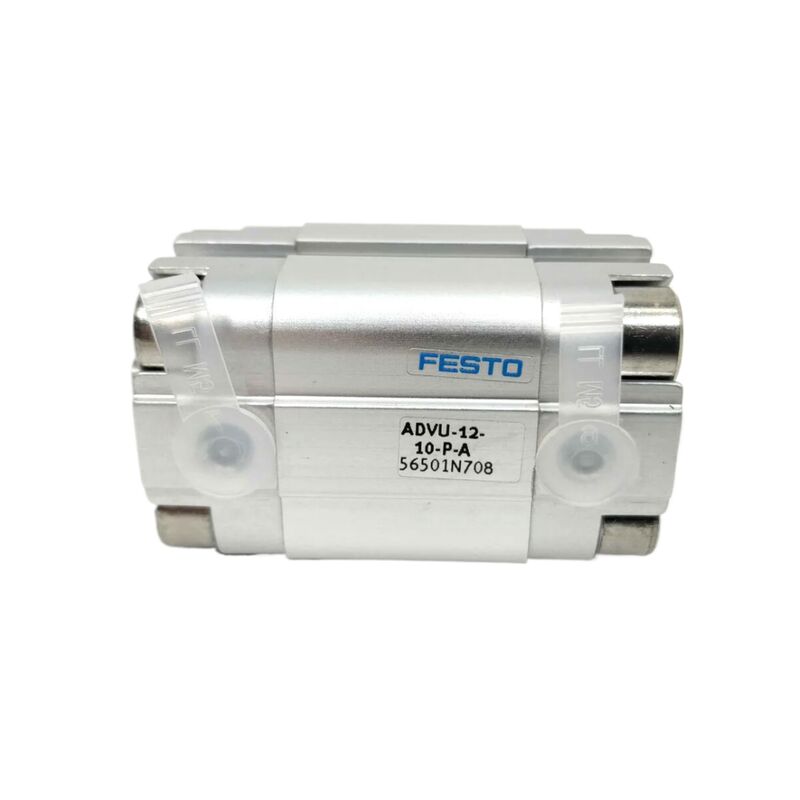 Festo ADVU-16-10-P-A 156508 16mm Bor 10mm Stroke Interne draad Dubbelwerkende Compacte cilinder M5 Port Magnetische ring ISO 6432 Elektronica Productie