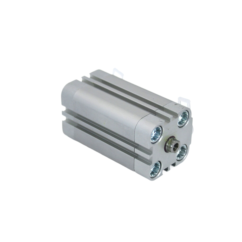 Ruimtebesparende FESTO ADVU-25-10-P-A 156523 Interne draad 25mm Boor 10mm slag Dubbelwerkende pneumatische actuator M5 Port Magnetische ring ISO 6432 voor nauwkeurige positionering