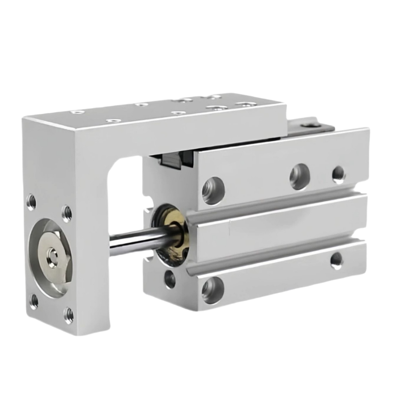 High Precision Ball Cage Guided Mini Slide Cylinder FESTO SLS Series SLS-10-5-P-A Deel nr.170491 Dubbelwerkende pneumatische lineaire actuator 10mm Boor 5mm slag met ingebouwde magneet & kussen